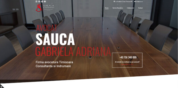 Avocat Timisoara ScreenShot Sauca & Partners Avocat Timisoara ScreenShot Sauca & Partners