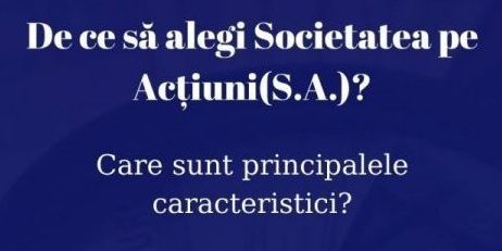 De ce sa alegi Societatea pe ActiuniS.A. 1 De ce sa alegi Societatea pe ActiuniS.A. 1