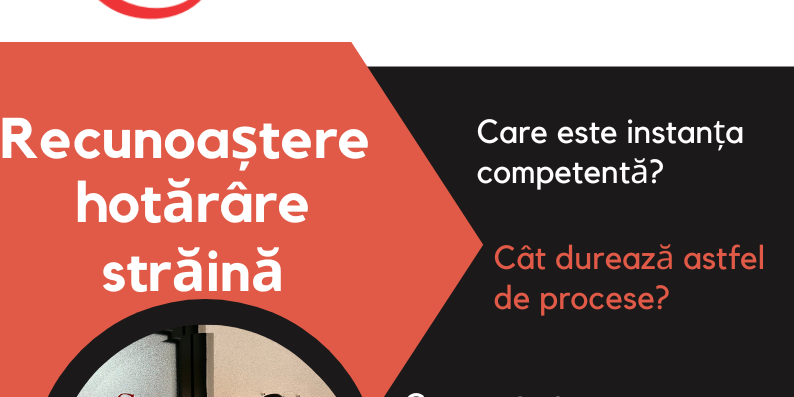 RECUNOASTERE HOTARARE STRAINA RECUNOASTERE HOTARARE STRAINA