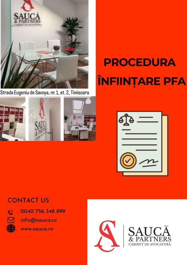 Procedura infiintare PFA
